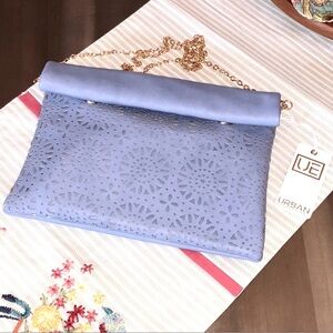 Urban Expressions Crossbody Clutch Wristlet Blue